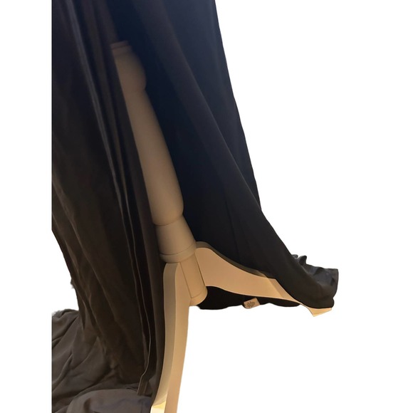 ABS by Allen Schwartz Black Formal dress Knit Gown Size Medium - Picture 2 of 7